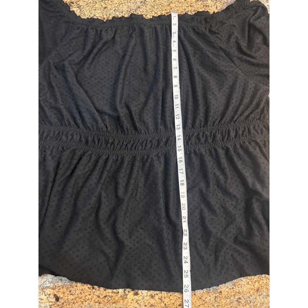 NWT Lane Bryant Short Blouson-Sleeve‎ Elastic-Waist Knit Top Size 26/28 - Picture 5 of 8